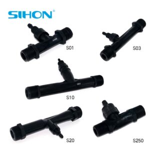 批發(fā)型號(hào)S01/S03/S10/S20/S250黑色PVD文丘里噴射器，用于水處理